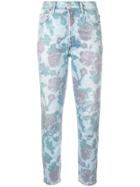 Citizens Of Humanity Bouquet Print Tapered Jeans - Blue