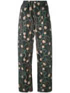 Isabel Marant - Floral Print Trousers - Women - Cotton/linen/flax - 36, Cotton/linen/flax