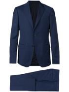 Z Zegna Checked Two-piece Suit - Blue