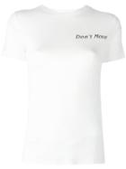 Off-white - Gun Print T-shirt - Women - Micromodal - S, Women's, White, Micromodal