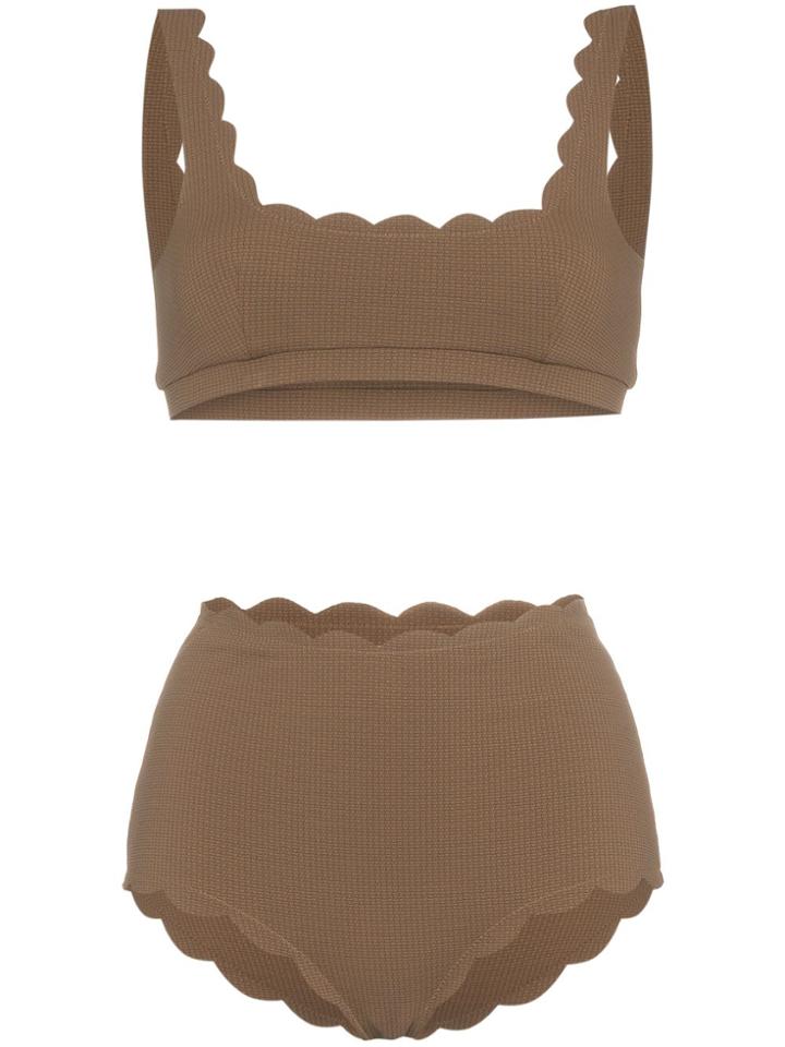 Marysia Palm Springs Scalloped Bikini - Brown