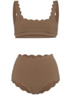 Marysia Palm Springs Scalloped Bikini - Brown