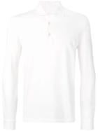 Ballantyne Long-sleeved Polo Shirt - Neutrals