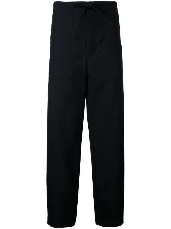 H Beauty & Youth Drawstring Cropped Pants, Men's, Size: Large, Black, Wool