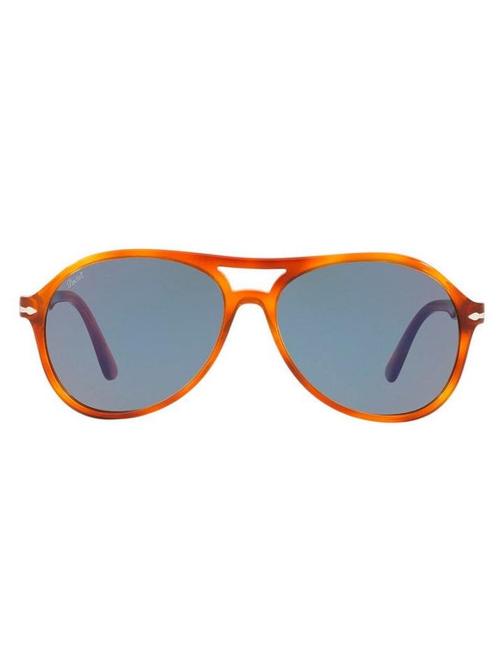 Persol Aviator Style Sunglasses - Brown