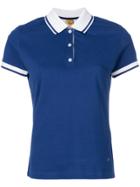 Fay Classic Fitted Polo Top - Blue