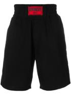Givenchy Logo Patch Bermuda Shorts - Black