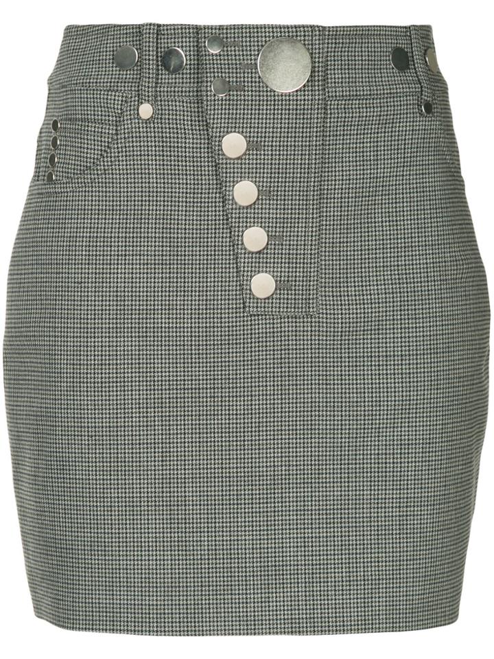 Alexander Wang High-waisted Mini Skirt - Grey