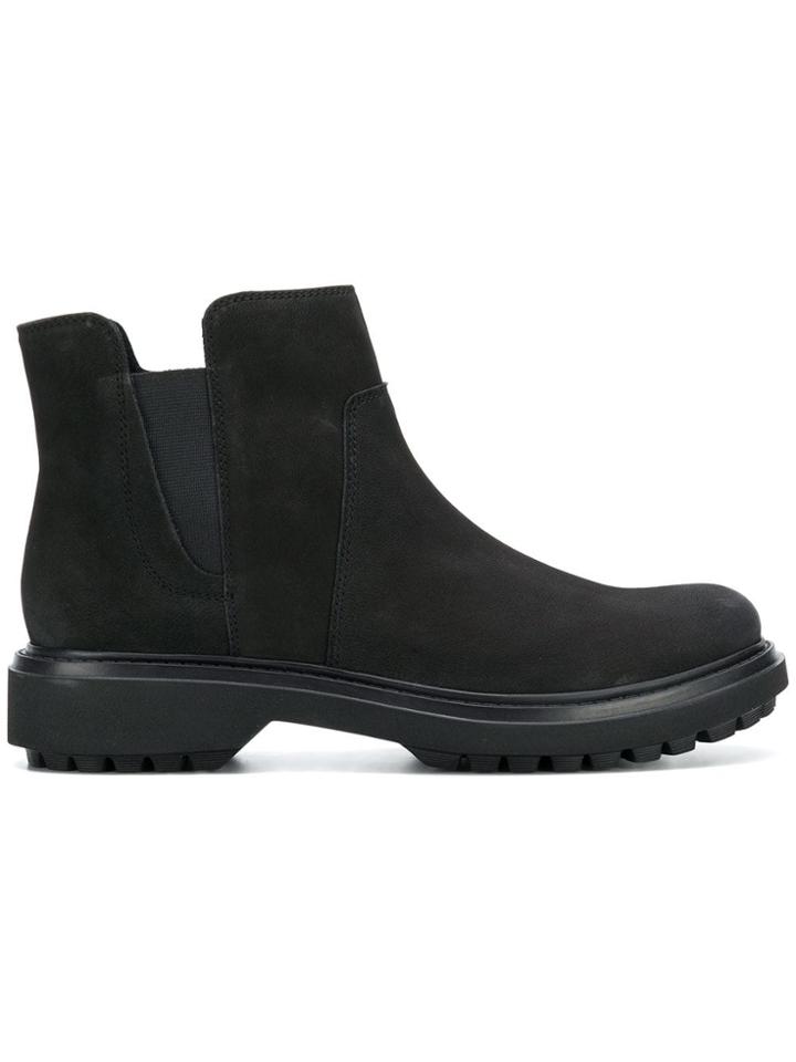 Geox Elasticated Panel Boots - Black