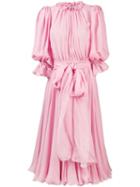 Dolce & Gabbana Tie Waist Dress - Pink