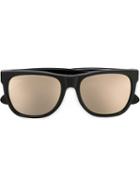 Retrosuperfuture Classic Wayfarer Frame Sunglasses, Adult Unisex, Black, Acetate