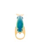 Catalina D'anglade Long Fish Ring - Blue