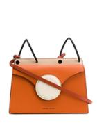 Danse Lente Engraved Logo Shoulder Bag - Orange