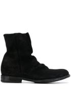 Pantanetti Relaxed Ankle Boots - Black