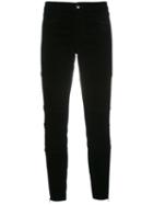 J Brand Velvet Super Skinny Trousers, Women's, Size: 23, Black, Cotton/spandex/elastane/modal/polyurethane