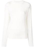 See By Chloé Lace-trimmed Jumper - White