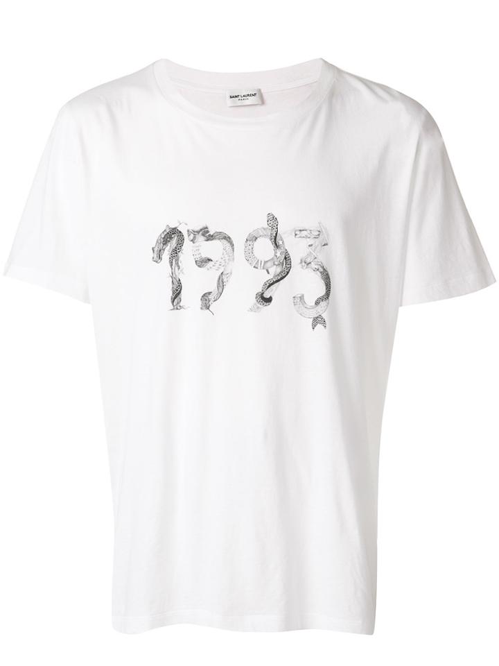 Saint Laurent 1993 T-shirt - White