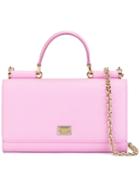 Dolce & Gabbana - Von Wallet Crossbody Bag - Women - Calf Leather - One Size, Women's, Pink/purple, Calf Leather