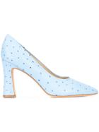 Maryam Nassir Zadeh Polka-dot Heel Pumps - Blue