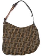 Fendi Vintage Zucca Pattern Asymmetric Bag - Brown