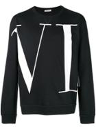 Valentino Vltn Logo Sweatshirt - Black