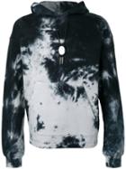 Classic Black Tie Dye Hoodie - Men - Cotton - 46, White, Cotton, Alexander Wang