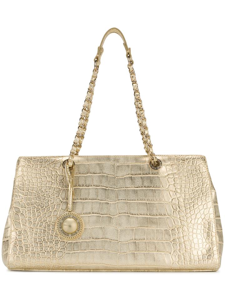 Versace Jeans Metallic Shoulder Bag