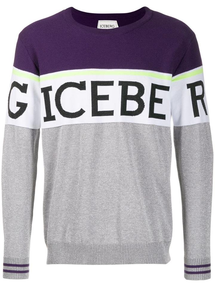 Iceberg Paneled Jumper - Grey