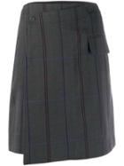 Acne Studios Striped Mini Skirt - Grey
