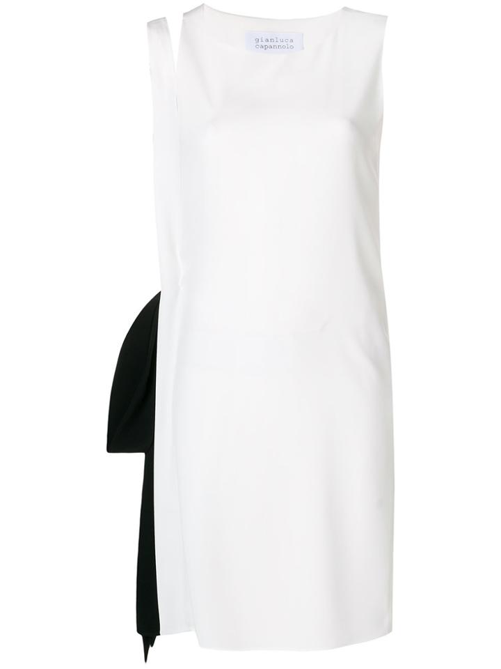 Gianluca Capannolo Draped Detail Dress - White