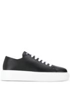 Prada Platform Sole Low-top Sneakers - Black