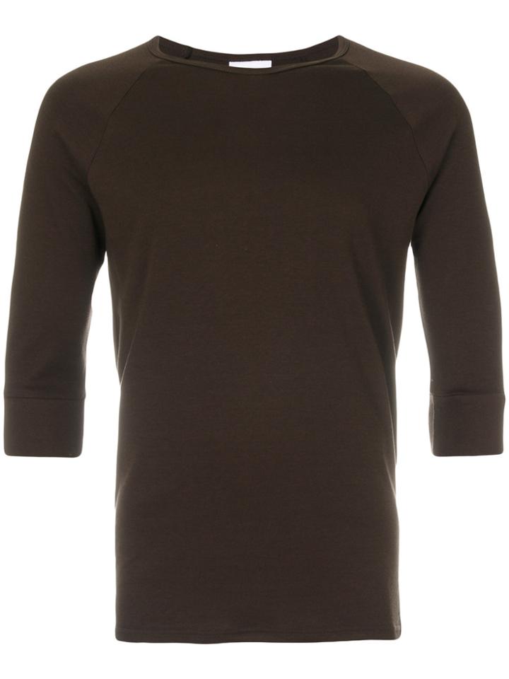 The White Briefs Anchovy T-shirt - Brown