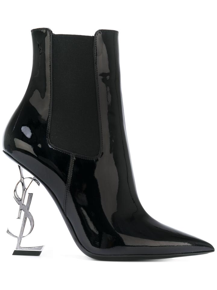 Saint Laurent Opyum 110 Ankle Boots - Black