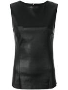 Drome Sleeveless Fitted Top - Black