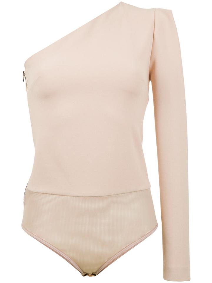 Nk One Shoulder Body - Pink & Purple