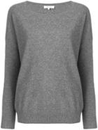 Philo-sofie Wide Round Neck Sweater - Grey