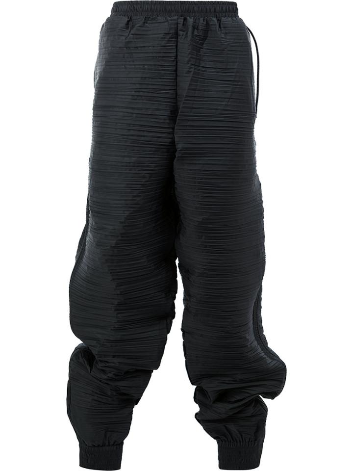 Y / Project Plissé Track Pants - Green