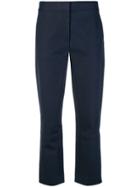 Tory Burch Classic Cropped Trousers - Blue