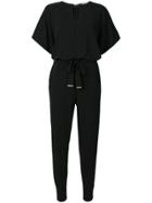 Michael Michael Kors Clasp Neck Jumpsuit - Black