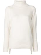 Michael Michael Kors Roll-neck Fitted Sweater - Neutrals