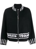 Dsquared2 Logo Zipped Cardigan - Black