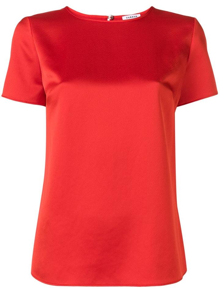 P.a.r.o.s.h. Red Panelled T-shirt