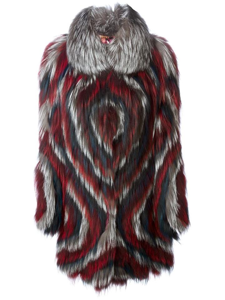 Liska Circle Print Coat