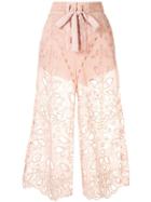 Alice Mccall Embroidered Baudelaire Culottes - Pink