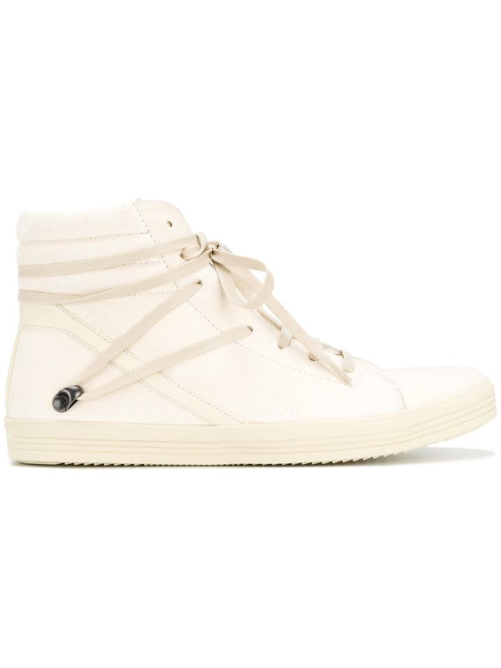Rick Owens Thrasher Hi-top Sneakers - Nude & Neutrals