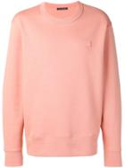 Acne Studios Fairview Face Sweatshirt - Pink