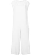 P.a.r.o.s.h. Cropped Wide-leg Jumpsuit - Nude & Neutrals
