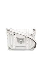 Michael Michael Kors Studded Shoulder Bag - White