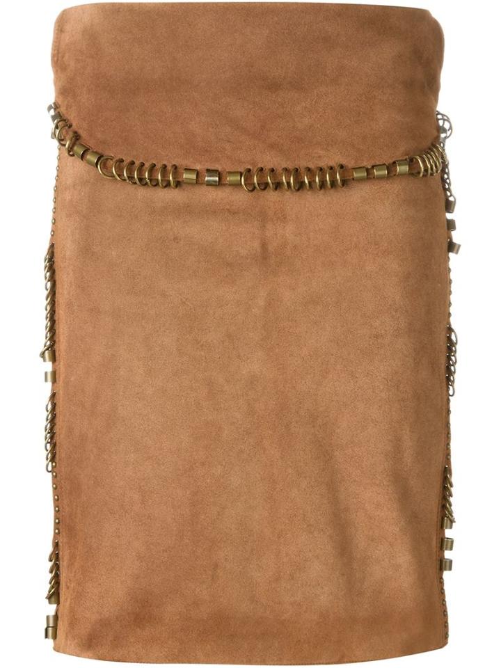 Yves Saint Laurent Vintage Suede Skirt