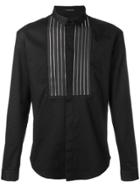 Unconditional Front Zip Panel Shirt - Black